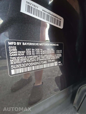 2022 BMW X3 Sports Activity Vehicle xDrive30i - miniatura 5