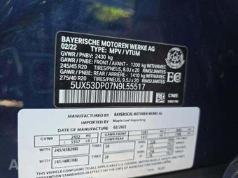 2022 BMW X3 Sports Activity Vehicle xDrive30i - miniatura 5