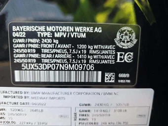 2022 BMW X3 Sports Activity Vehicle xDrive30i - miniatura 5
