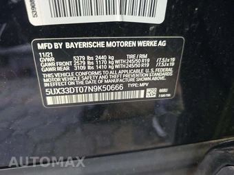 2022 BMW X4 Sports Activity Coupe xDrive30i - miniatura 3