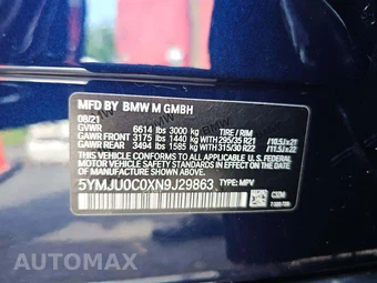2022 BMW X5 M Sports Activity Vehicle - miniatura 5