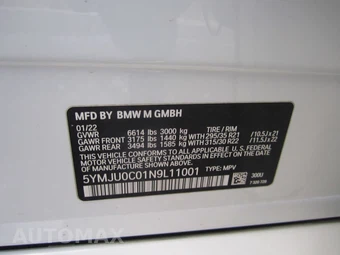 2022 BMW X5 M X5 M – miniatura 34