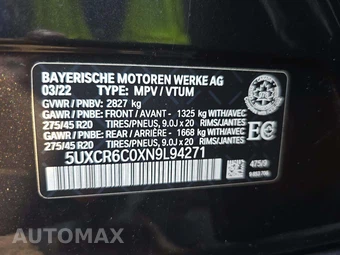 2022 BMW X5 Sports Activity Vehicle xDrive40i - miniatura 5
