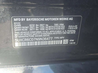 2022 BMW X5 Sports Activity Vehicle xDrive40i M SPORT LINE - miniatura 5