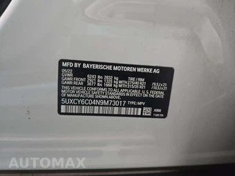 2022 BMW X6 Sports Activity Coupe xDrive40i - miniatura 5