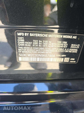 2022 BMW X7 Sports Activity Vehicle xDrive40i - miniatura 5
