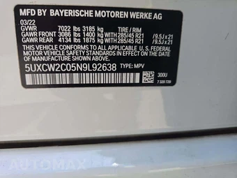 2022 BMW X7 Sports Activity Vehicle xDrive40i - miniatura 2