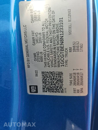 2022 Chevrolet Colorado WT Crew Cab Medium Bed 4WT - miniatura 14