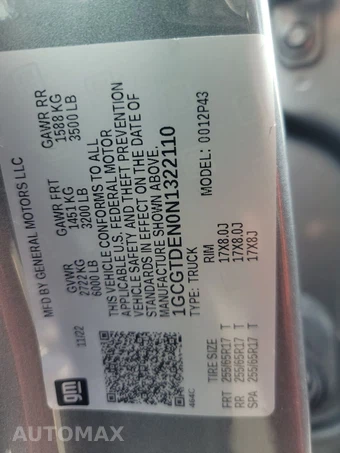 2022 Chevrolet Colorado Z71 Crew Cab Medium Bed 4Z7 - miniatura 14