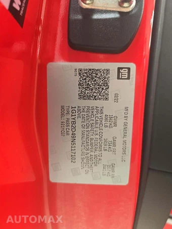 2022 Chevrolet Corvette Stingray Coupe 2LT - miniatura 5