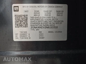 2022 Chevrolet Equinox LT 1LT - miniatura 14