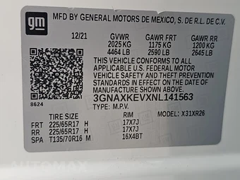 2022 Chevrolet Equinox LT 1LT - miniatura 14