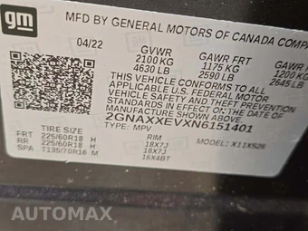 2022 Chevrolet Equinox Premier 1LZ - miniatura 5