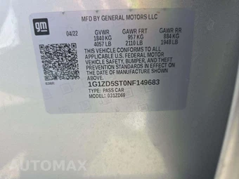 2022 Chevrolet Malibu LT 1LT – miniatura 2