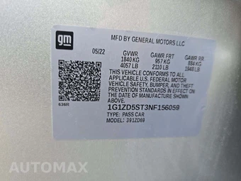 2022 Chevrolet Malibu LT 1LT - miniatura 5