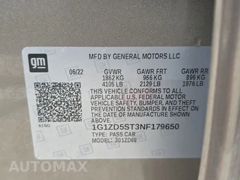2022 Chevrolet Malibu LT 1LT - miniatura 14