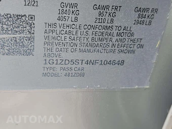 2022 Chevrolet Malibu LT 1LT – miniatura 2