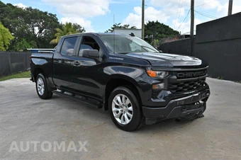 2022 Chevrolet Silverado 1500 Custom Crew Cab Short Bed 1CX - car from the USA, Manheim Buy-Now listing at AUTOMAX