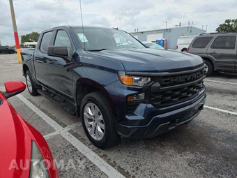 2022 Chevrolet Silverado 1500 Custom Crew Cab Short Bed 1CX - miniatura 4