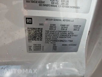 2022 Chevrolet Silverado 1500 LTD Custom Crew Cab Short Bed 1CX - miniatura 14