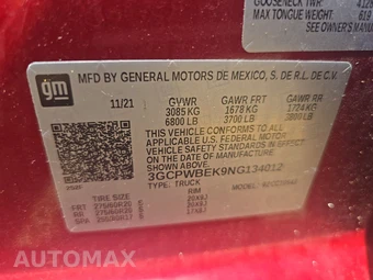 2022 Chevrolet Silverado 1500 LTD Custom Crew Cab Short Bed 1CX - miniatura 14