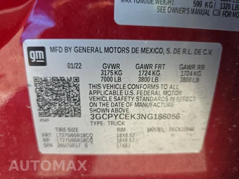 2022 Chevrolet Silverado 1500 LTD Custom Trail Boss Crew Cab Short Bed 2CX - miniatura 14
