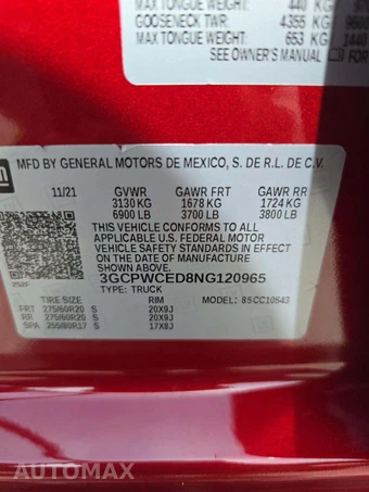 2022 Chevrolet Silverado 1500 LTD LT Crew Cab Short Bed 1LT - miniatura 2
