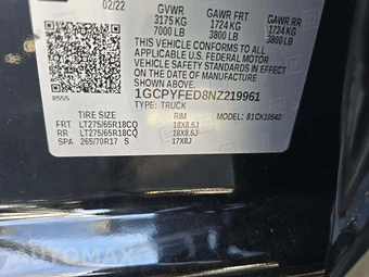 2022 Chevrolet Silverado 1500 LTD LT Trail Boss Crew Cab Short Bed 2LT - miniatura 5