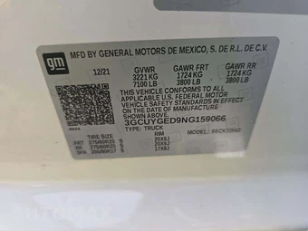 2022 Chevrolet Silverado 1500 LTD LTZ Crew Cab Short Bed 1LZ - miniatura 5