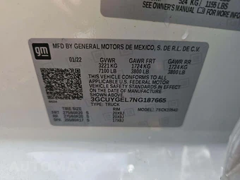 2022 Chevrolet Silverado 1500 LTD LTZ Crew Cab Short Bed 1LZ - miniatura 5