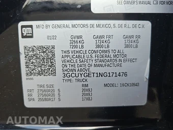 2022 Chevrolet Silverado 1500 LTD LTZ Crew Cab Short Bed 1LZ - miniatura 14