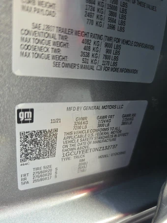 2022 Chevrolet Silverado 1500 LTD RST Crew Cab Short Bed 1SP - miniatura 14