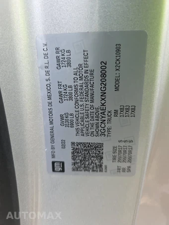 2022 Chevrolet Silverado 1500 LTD WT Regular Cab Long Bed 1WT - miniatura 14