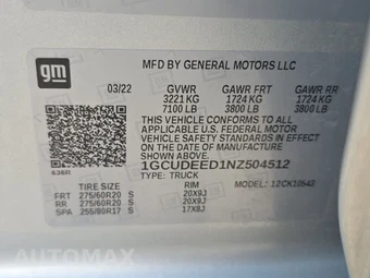 2022 Chevrolet Silverado 1500 RST Crew Cab Short Bed 1SP - miniatura 14