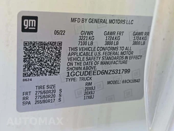 2022 Chevrolet Silverado 1500 RST Crew Cab Short Bed 1SP - miniatura 5