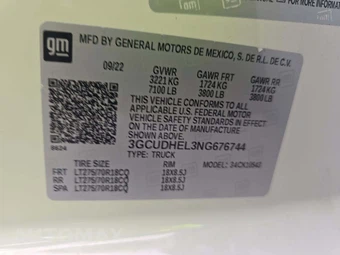 2022 Chevrolet Silverado 1500 ZR2 Crew Cab Short Bed 3LT - miniatura 5