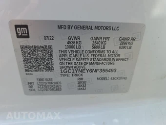 2022 Chevrolet Silverado 2500HD LT Crew Cab Medium Bed 1LT - miniatura 14