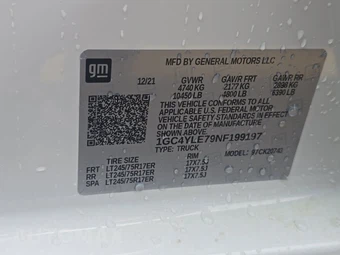 2022 Chevrolet Silverado 2500HD WT Crew Cab Medium Bed 1WT - miniatura 14