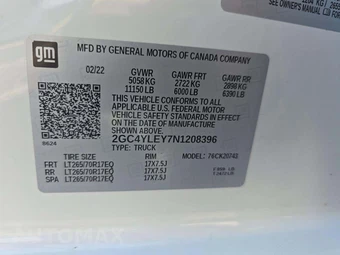 2022 Chevrolet Silverado 2500HD WT Crew Cab Medium Bed 1WT - miniatura 5