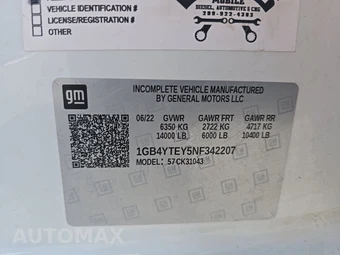 2022 Chevrolet Silverado 3500HD Cab Chassis LT Crew Cab 1LT DRW - miniatura 14