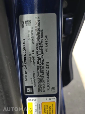 2022 Chevrolet Spark 1LT 1SD - miniatura 14