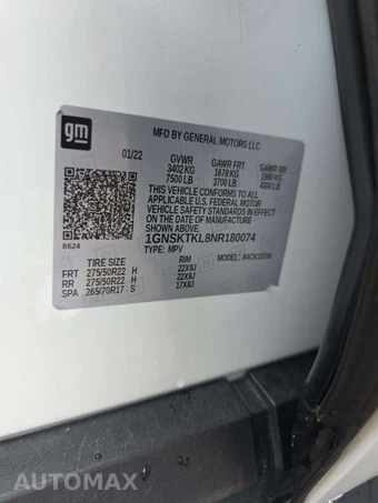 2022 Chevrolet Tahoe High Country 3LZ - miniatura 5