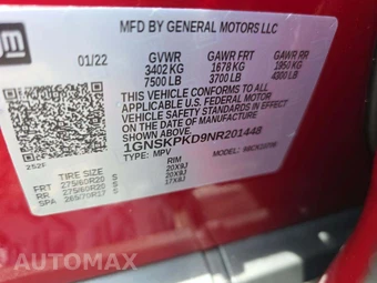 2022 Chevrolet Tahoe Z71 2Z7 - miniatura 5