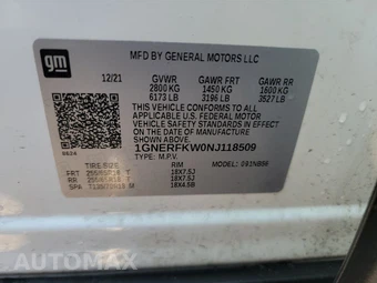 2022 Chevrolet Traverse LS 1LS - miniatura 15