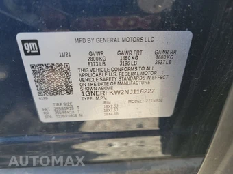 2022 Chevrolet Traverse LS 1LS – miniatura 15