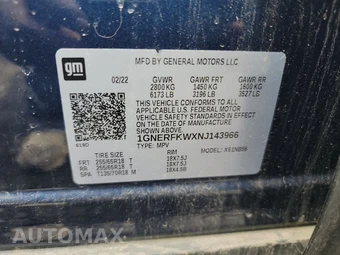 2022 Chevrolet Traverse LS 1LS – miniatura 15