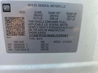 2022 Chevrolet Traverse LT Cloth 1LT - miniatura 5