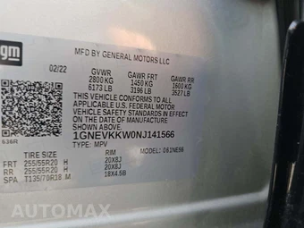 2022 Chevrolet Traverse Premier 1LZ - miniatura 5