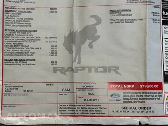 2022 Ford Bronco Raptor Advanced - miniatura 11