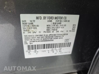 2022 Ford Edge Titanium - miniatura 11